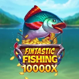 Fintastic Fishing slot logo by Foxium at Spinrise CasinoFintastic Fishing