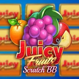 Juicy Fruits Scratch BB slot logo by Barbara Bang at Spinrise CasinoJuicy Fruits Scratch BB