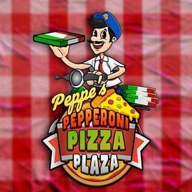 Official Slots logo: Peppe’s Pepperoni Pizza Plaza by Pragmatic Play at Spinrise Casino