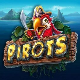 Pirots slot logo by ELK Studios at Spinrise CasinoPirots