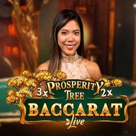 Prosperity Tree Baccarat logo by Evolution at Spinrise Casino