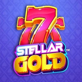 Stellar Gold slot visual from Snowborn Games available on spinrisecasino.eu
